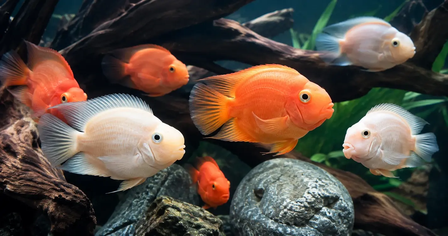 鸚鵡魚種類怎麼分?紅鸚鵡與雪鸚鵡差在哪